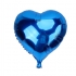 16 inch bulk foil heart balloon Lee Lee Blue Balloon