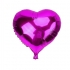 Heart foil balloon 16 inches bulk Li Li balloon magenta