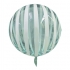 Bobo balloon 18 inches with green striped design