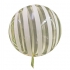 Bobo balloon 18 inches with yellow striped pattern