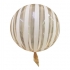 Bobo balloon 18 inches with orange striped pattern