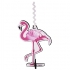 Flamingo doll topper candle
