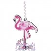 Flamingo doll topper candle