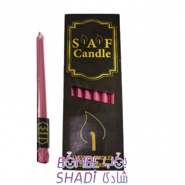 Simple pen candle 30cm red