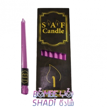 Simple pen candle 30cm pink