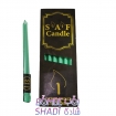 Simple pen candle 30cm green
