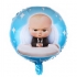Round card foil balloon for baby boss