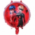 Ladybug round card foil balloon