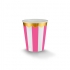 10 pink lollipop cups
