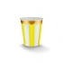 10 yellow lollipop cups
