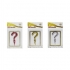Metallic question mark birthday candle code 310 matching color