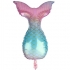 Mermaid tail card foil balloon
