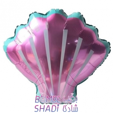 Seashell card foil balloon