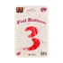 بالون فويل رقم 3 ، أحمر ، 32 بوصة ، Li Li Balon
