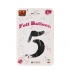 بالون فويل رقم 5 ، أسود ، 32 بوصة ، Li Li Balon