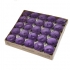 50 purple metallic warmer candles