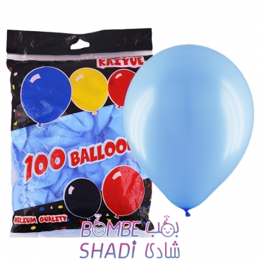 Kayo light blue matte balloon