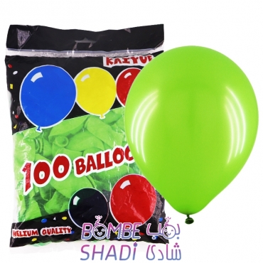 Kayo light green matte balloon