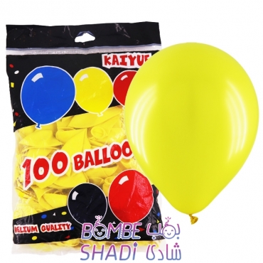 Kayo matte yellow balloon