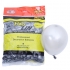 6 inch simple 100 silver balloons
