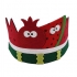 Pomegranate and watermelon Yalda felt crown