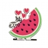 Yalda Mubarak watermelon wooden stand