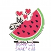 Yalda Mubarak watermelon wooden stand