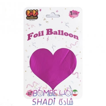 Li Li Balloon purple card heart foil balloon