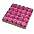 50 metallic pink warmer candles