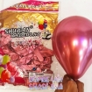 Chrome balloons 6 inches, 100 red