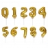 Rukiki golden numbers foil balloon