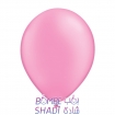 Bright pink matte balloon eight