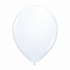 White metallic balloon eight