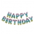 Happy foil balloon with tonality letters