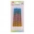 Long spiral thick pencil birthday candle code 810