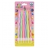 Thick long spiral birthday candle code 701