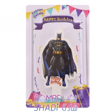 Batman character birthday candle