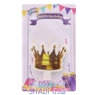 Birthday candle of golden crown character