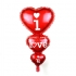 Cardilove heart foil balloon of 3 pieces