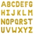 16 inch golden letters foil balloon