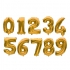 Foil balloon numbers "32 foreign gold