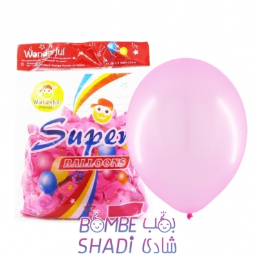 Wonderful pink metallic balloon
